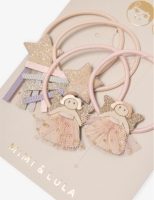MIMI & LULA: Fairy Ponies Pack of Four Elasticated Hair Ties