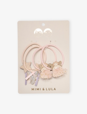MIMI & LULA: Fairy Ponies Pack of Four Elasticated Hair Ties
