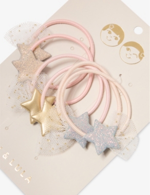MIMI & LULA: Ballet Star Ponies Pack of Six Elasticated Hair Ties