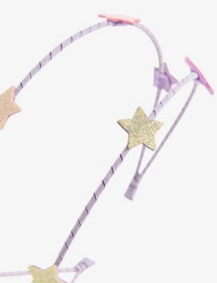 MIMI & LULA: Rainbow and Star Fabric Headband