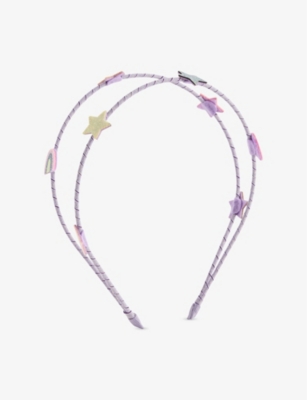 MIMI & LULA: Rainbow and Star Fabric Headband