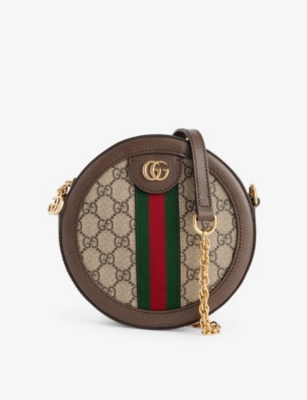 RESELFRIDGES: Pre-Loved Gucci GG Coated Canvas Cross-Body Bag