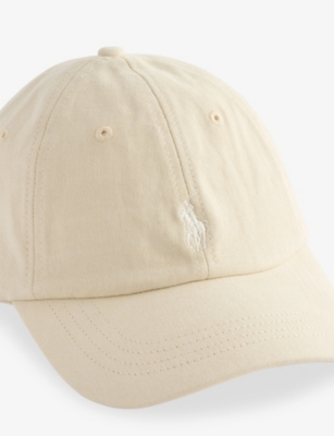 POLO RALPH LAUREN: Sport Logo-Embroidered Cotton-Twill Baseball Cap