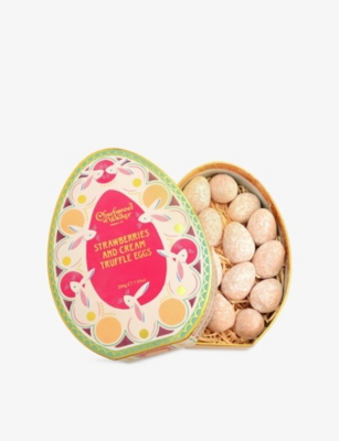 CHARBONNEL ET WALKER: Strawberries & Cream Egg Shaped Truffles 200g