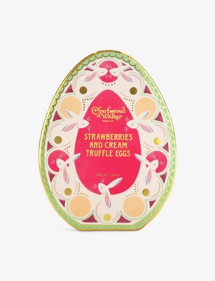 CHARBONNEL ET WALKER: Strawberries & Cream Egg Shaped Truffles 200g