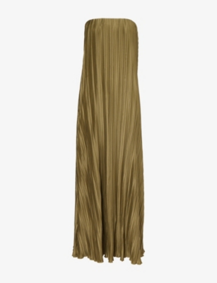 Ruby Plissé Maxi Dress