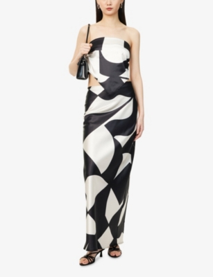 4TH & RECKLESS: Iris Pointed-Hem Bandeau Top