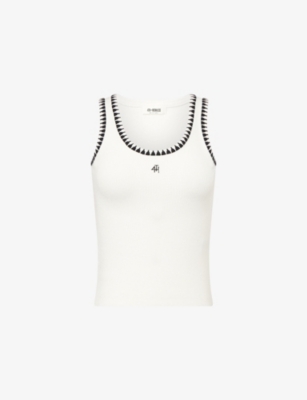 4TH & RECKLESS: Ruben Contrast-Trim Knitted Vest Top