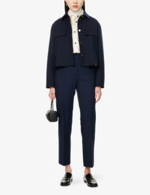 MAX MARA: Ciro tapered-leg wool trousers