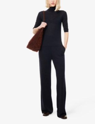MAX MARA: Wilma Wide-Leg Wool Trousers