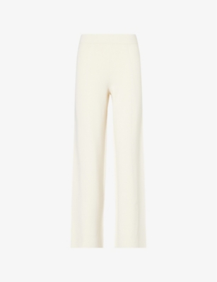MAX MARA: Assiro wide-leg knit trousers