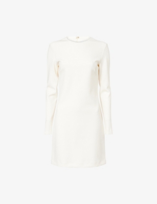 MAX MARA: Bartolo round-neck stretch-scuba mini dress