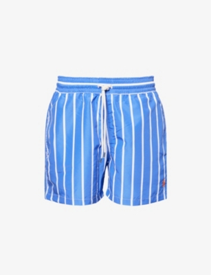 POLO RALPH LAUREN: Traveler Striped Swim Shorts