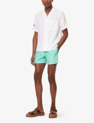 POLO RALPH LAUREN: Traveller Logo-Embroidery Swim Trunks