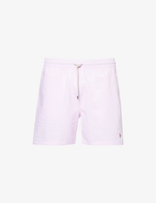 POLO RALPH LAUREN: Traveler Striped Swim Shorts