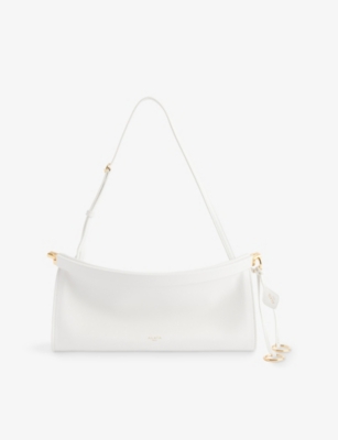 ALAIA: Le Click East West Medium Leather Shoulder Bag