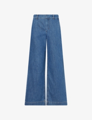 S MAX MARA: Buono Wide-Leg Denim Jeans