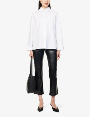 S MAX MARA: Conero Oversized-Fit Cotton Oxford Shirt