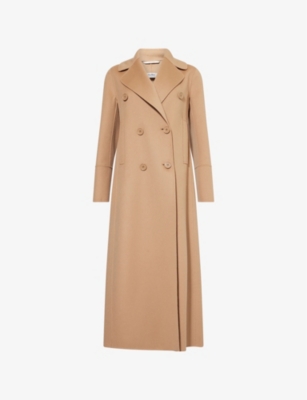 S MAX MARA: Custodi Double-Breasted Wool Coat