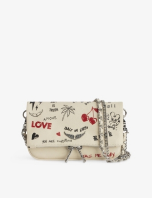 ZADIG&VOLTAIRE: Rock Nano Leather Clutch Bag