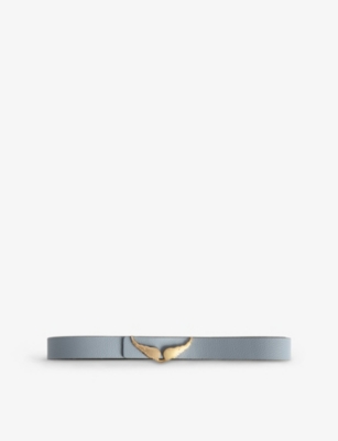 ZADIG&VOLTAIRE: Branded Wing-Buckle Leather Belt