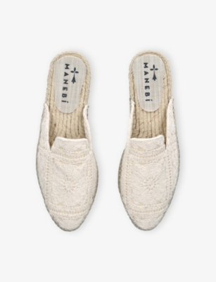 MANEBI: La Havana Crochet Espadrilles