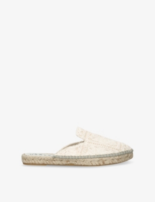 MANEBI: La Havana Crochet Espadrilles