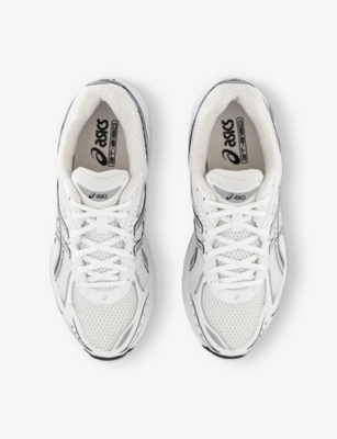 Asics Mens White Pure Silver Black Gt-2160 Mesh Low-top Trainers In White Pure Silver Black