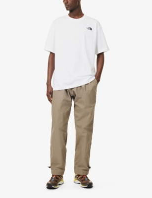 Shop The North Face Mens  Logo-print Oversized Cotton T-shirt In White