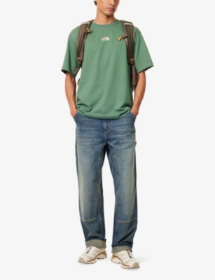 THE NORTH FACE MENS THE NORTH FACE HERITAGE SHORT-SLEEVE COTTON-JERSEY T-SHIRT 