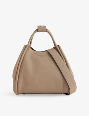 Drummedmarines Leather Top-Handle Bag