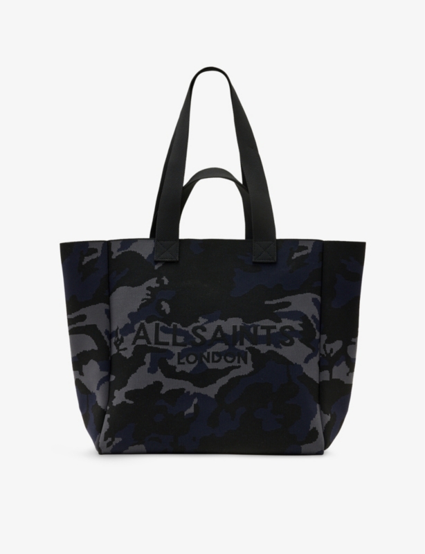 Izzy Camo Knitted Tote Bag