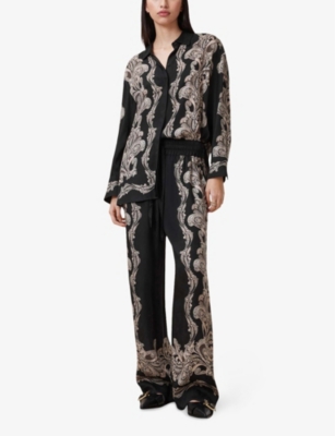 Bernie Floral-Pattern Woven Shirt
