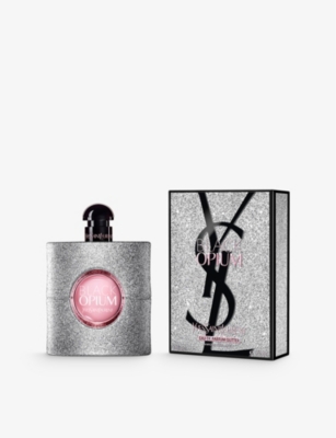 Saint Laurent Womens Black Opium Glitter Eau De Parfum 90ml