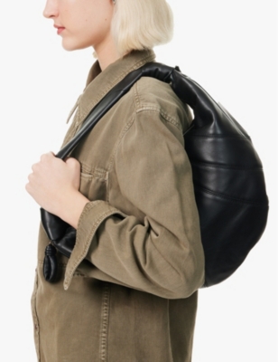 LEMAIRE: Fortune Croissant Leather Cross-Body Bag