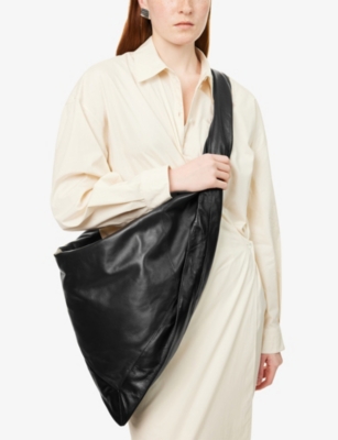 LEMAIRE: Scarf Leather Shoulder Bag