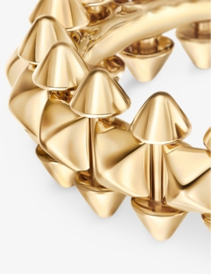 Cartier Womens Yellow Gold Clash De  18ct Yellow-gold Ring In Gold