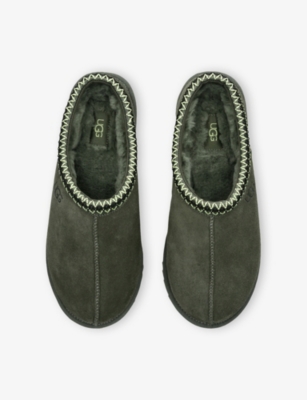 UGG: Tasman Suede and Shearling Slippers