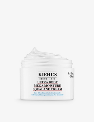 Kiehl's Since 1851 Ultra Body Mega Moisture Squalane Cream 8.4 Oz. In White