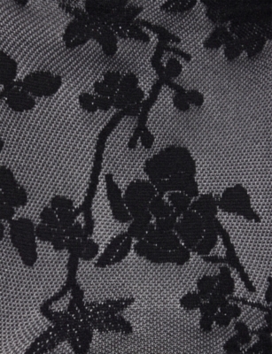 WOLFORD: Floral-Pattern 30 Denier Stretch-Woven Tights