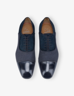 CHRISTIAN LOUBOUTIN: Greggo Leather Oxford Shoes