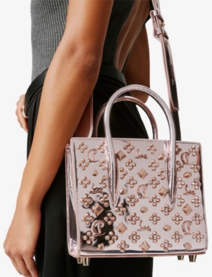 CHRISTIAN LOUBOUTIN: Paloma S Mini Loubinthesky Leather Tote Bag