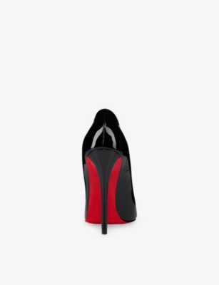 Christian Louboutin Pigalle Plato Pumps In Black Patent Leather In Black