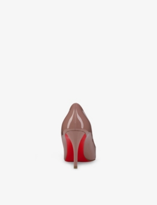 CHRISTIAN LOUBOUTIN: Miss Z 80 Patent Heeled Courts