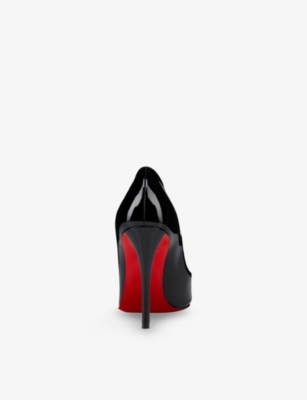 Christian Louboutin Miss Z Patent Leather Pumps 120 In Black