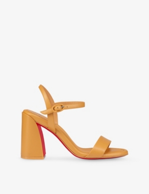 CHRISTIAN LOUBOUTIN: Miss Jane 85 Leather Heeled Sandals