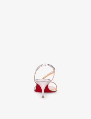 CHRISTIAN LOUBOUTIN: Rosalie 55 Leather Heeled Sandals