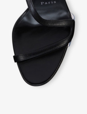 CHRISTIAN LOUBOUTIN: Rosalie Alta 150 Heeled Leather Sandals