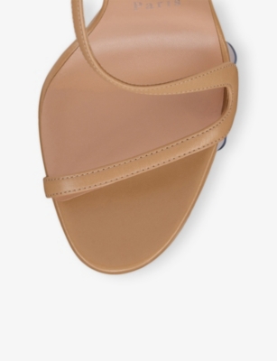 CHRISTIAN LOUBOUTIN: Rosalie Alta 150 Heeled Leather Sandals