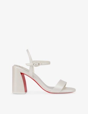 CHRISTIAN LOUBOUTIN: Miss Jane 85 Leather Heeled Sandals